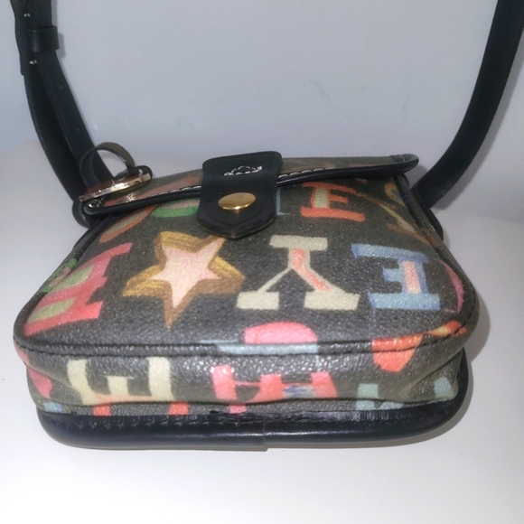 DOONEY & BOURKE Graffiti Canvas Colorful Crossbody. Highly Sought After, EUC - Picture 6 of 10